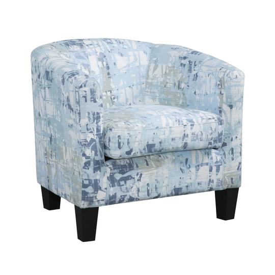 Grafton Home Enzo Barrel Chair, Slate Blue