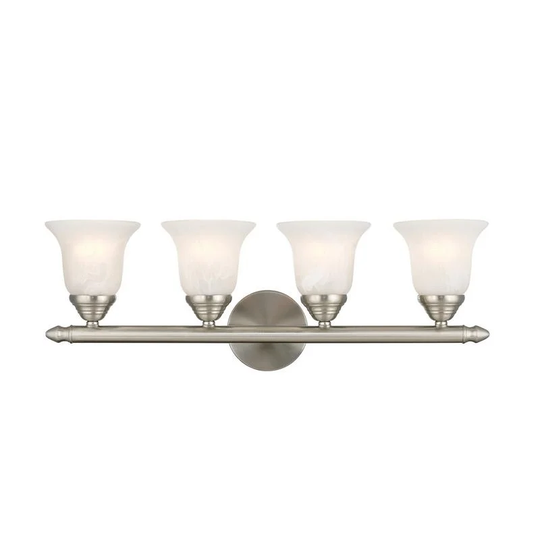 Livex Lighting Neptune Brushed Nickel 4-light Bath Light