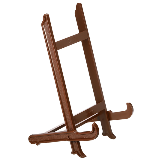 9" Acrylic Plate Stand Holder, 1 Pack Frame Holder Wood Color - Wood Color