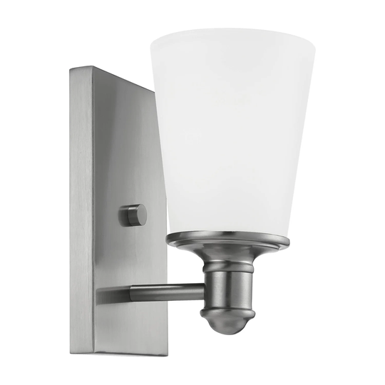 Millennium Lighting Cimmaron 1 Light Wall Sconce with Frosted Glass Shade