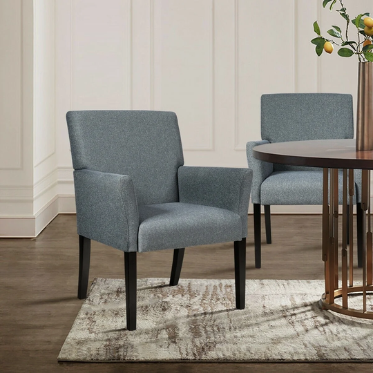 Executive Guest Chair Reception Waiting Room Arm Chair - 27.5" x 23" x 35.5" (L x W x H)
