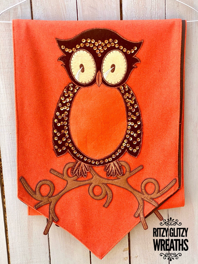 Owl Table Runner, D.stevens Fall Runner