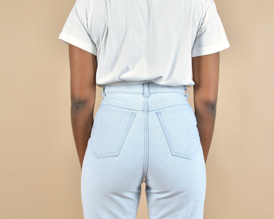 Vintage Sport Carriage Court Size 26 High Rise Light Wash Jeans