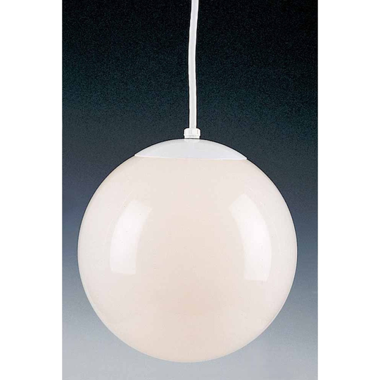 Volume Lighting 1-Light White Pendant