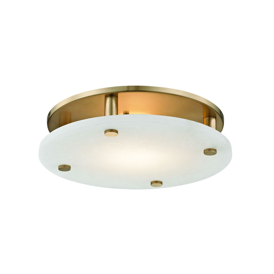 Hudson Valley Croton 18-light LED Aged Brass Large Flush Mount