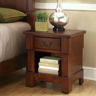 Azmira 1 - Drawer Nightstand in Brown
