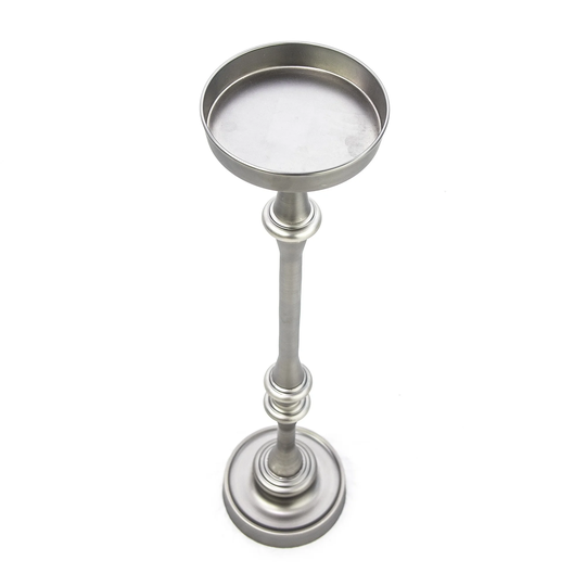 Brushed Drink Size Accent Table