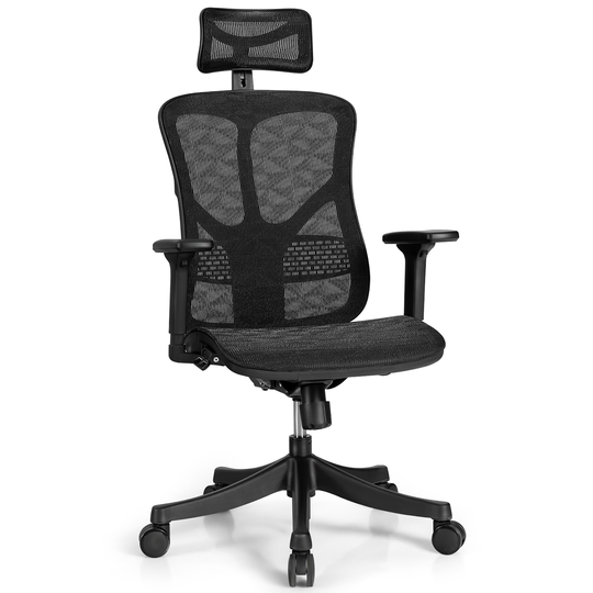 Costway Ergonomic High Back Mesh Office Chair Adjustable Swivel - See Details