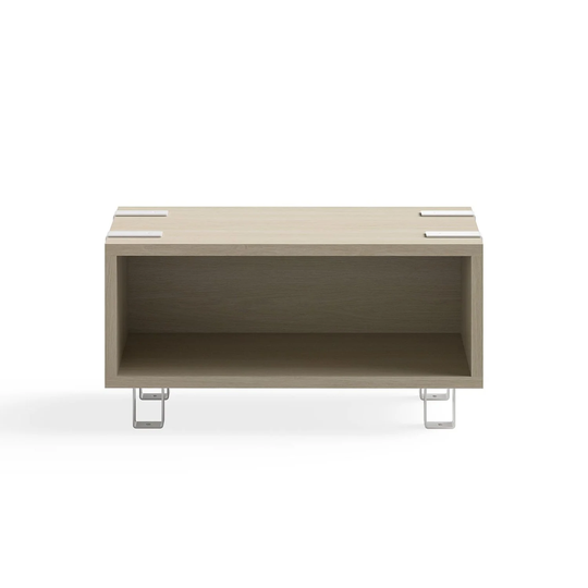 Safco 17.25 Inch Tall Wooden Ready Home Office Stackable Storage Cabinet, Beige - 25