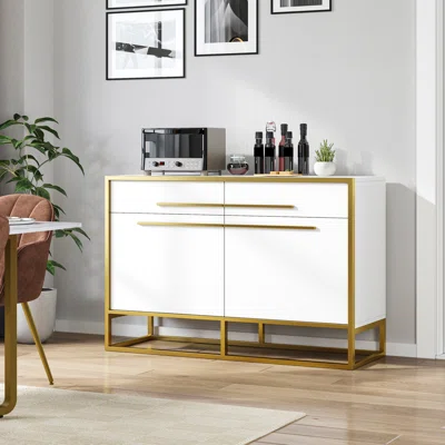 Oskar 47.2" Wide 2 Drawer Sideboard