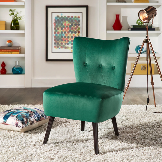 Imani 22.5" Wide Tufted Accent Chair by iNSPIRE Q Bold
