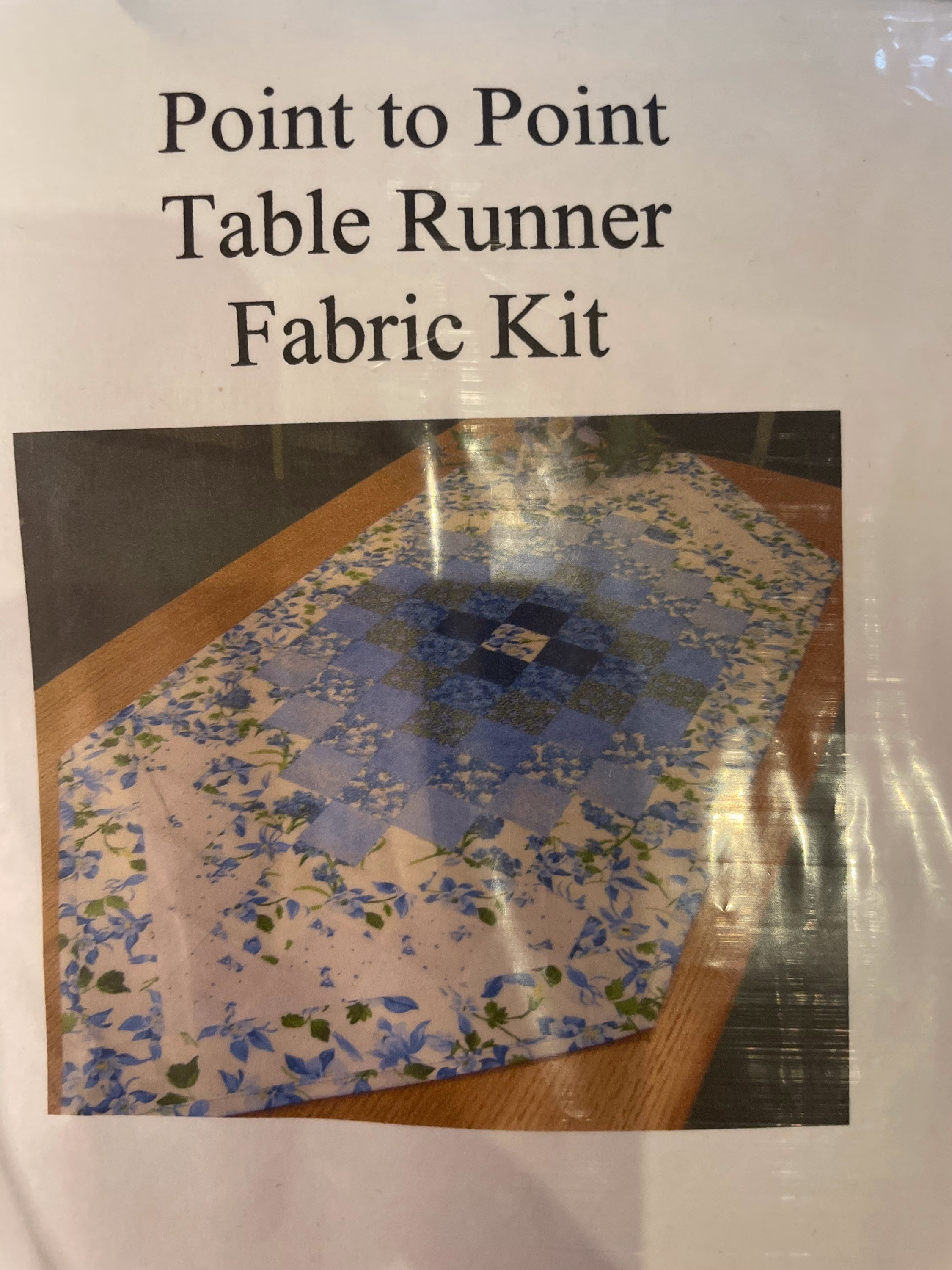 Point To Table Runner Quilt Kit