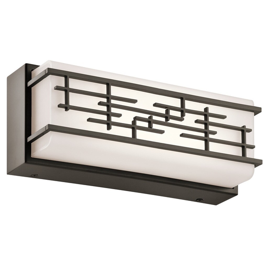 Kichler Lighting Zolon Collection 12-inch Olde Bronze LED Linear Bath/Vanity Light