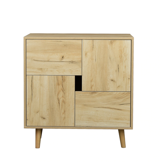 Wooden Sideboard,Cabinet with 4 Storage Spaces