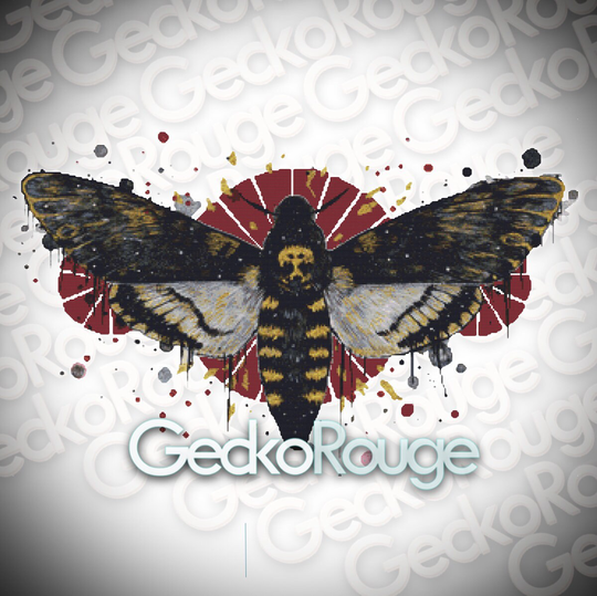 Ink October Moth By Scandy Girl Modern Cross Stitch Art Kit