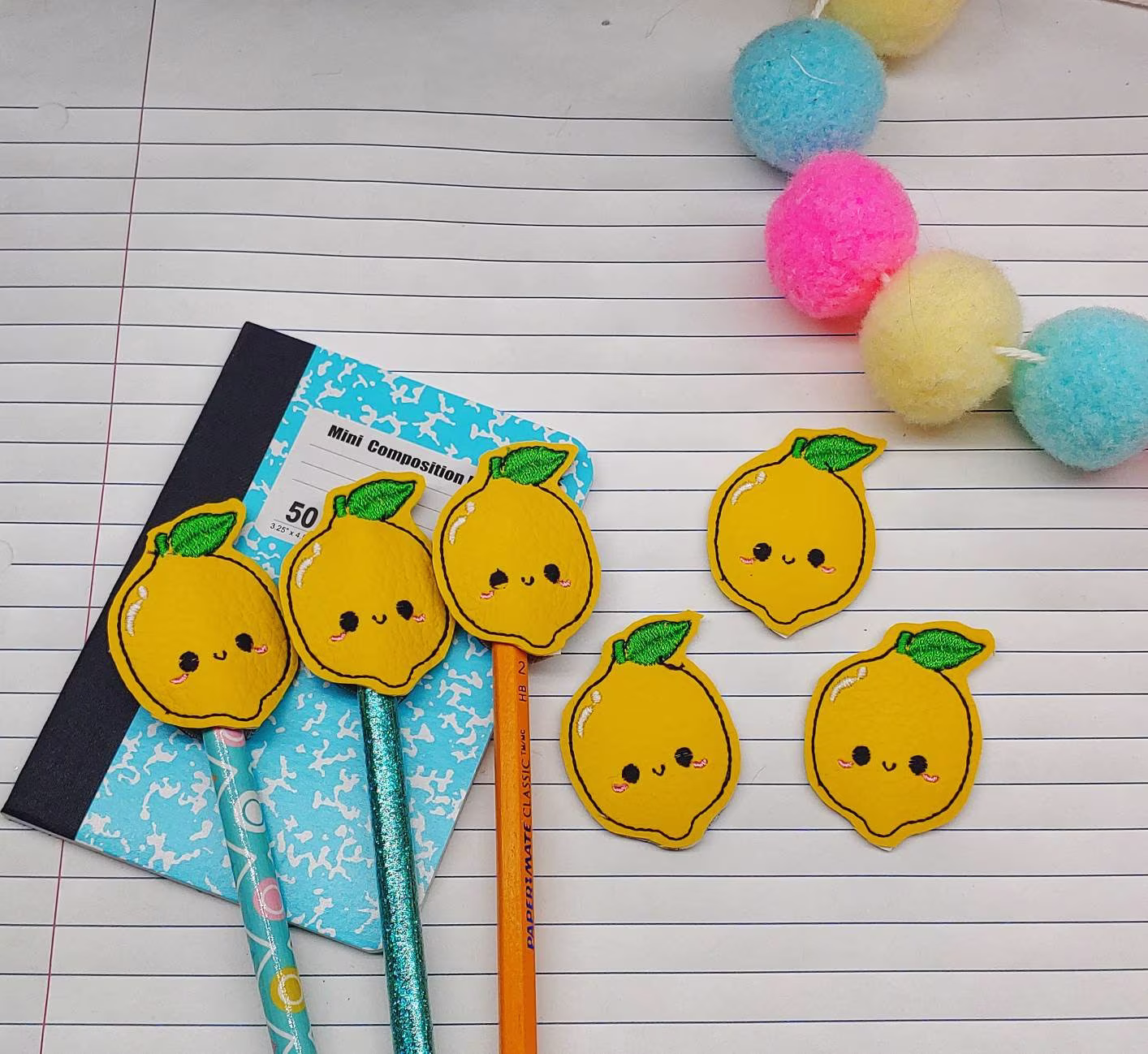Lemon Pencil Topper Large Quantity Discounts Available
