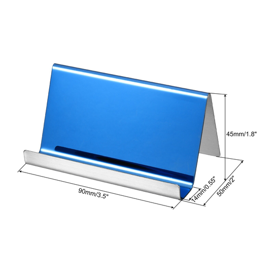 2pcs Business Card Holder, Desktop Name Cards Display Stand
