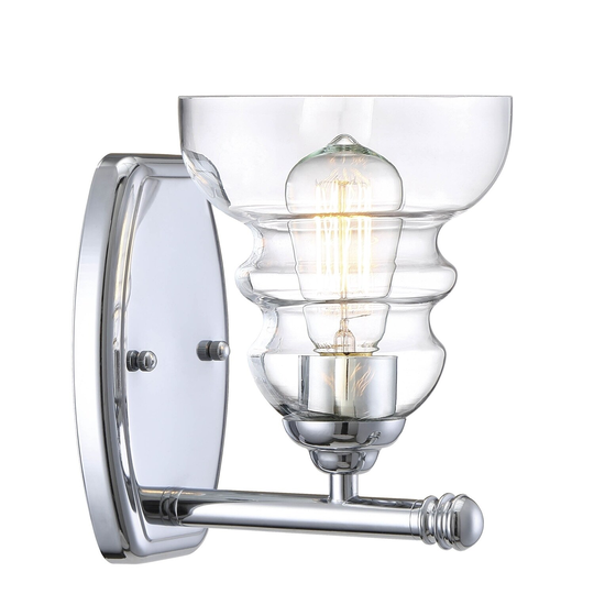 Millennium Lighting Brighton 1 Light Wall Sconce with Clear Glass Shades