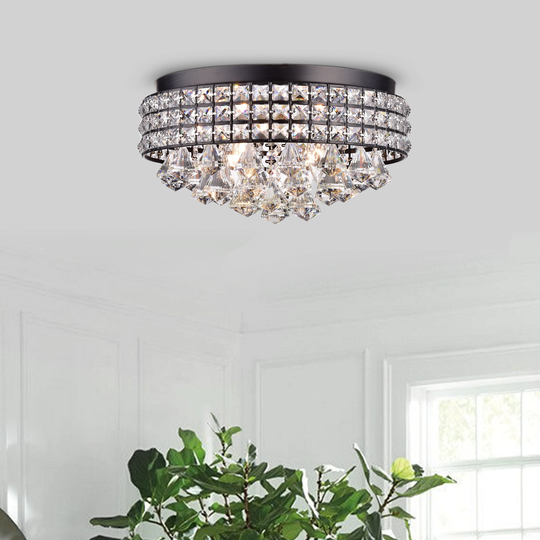 Larion 4 - Light Chandelier Style Drum Flush Mount