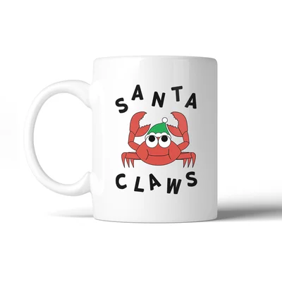 Rankins Santa Claws Crab Coffee Mug