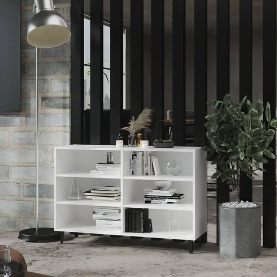 Sideboard White 40.7"x13.8"x27.6" Chipboard