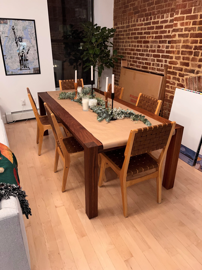 Walnut Parsons Table