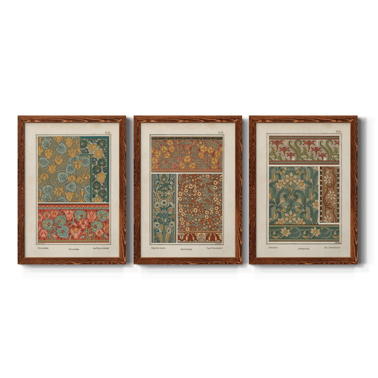 Nouveau Decorative I-Premium Framed Canvas - Ready to Hang - Multi-Color