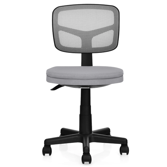 Costway Armless Office Chair Adjustable Swivel Computer Mesh Desk - See details