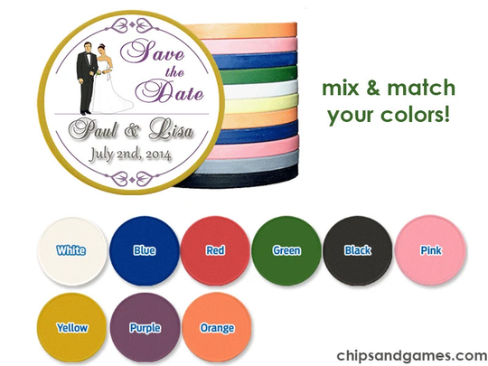 500 Full Color Customizable Poker Chips With Your Own Image Or Design