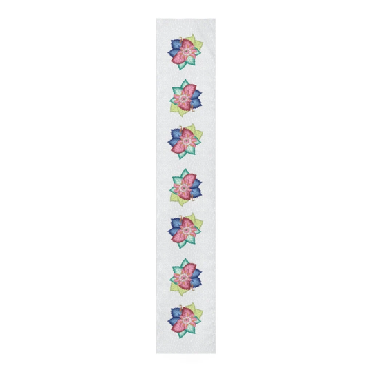 Tobacco Leaf Patterned Table Runner