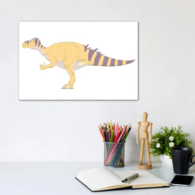 Iguanodon Pencil Drawing with Digital Color by Alice Turner - Graphic Art Print