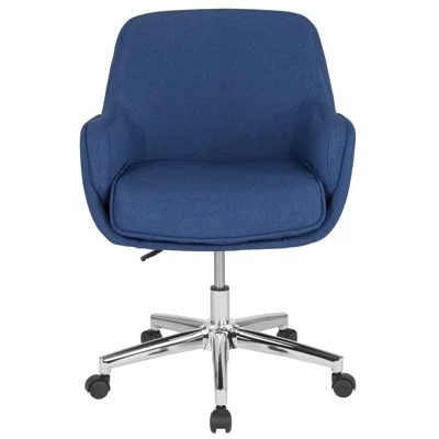Lüders Home and Office Upholstered Mid-Back Molded Frame Office Chair