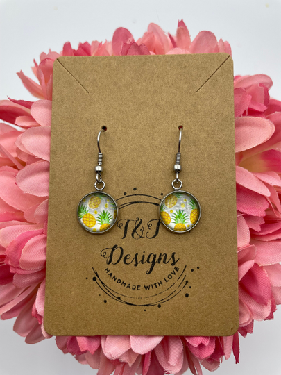 Color Street Pineapple Paradise Earrings | Birthday Gift Statement Gifts For Her Valentines Day Jewelry