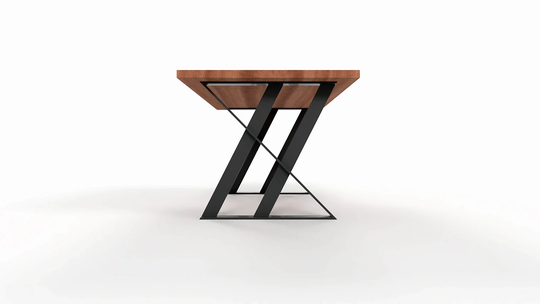 Z Shaped Table Base, Metal Base, Kitchen Legs, Dining Industrial N168