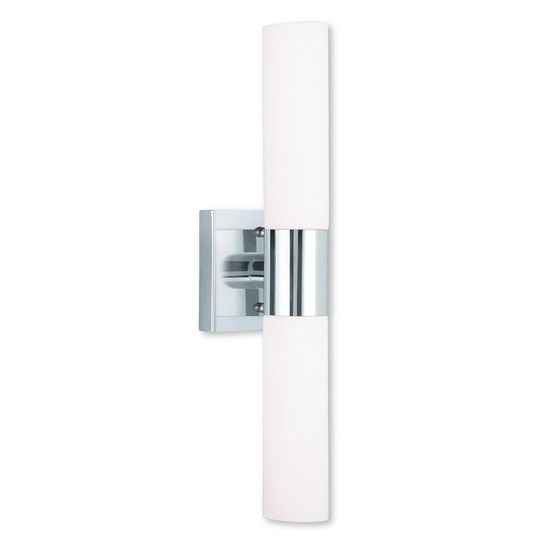 Livex Lighting Aero 2-light Polished Chrome Steel Bath Light - N/A