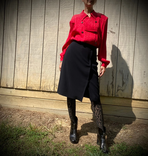 1990S Giorgio Armani Pencil Skirt