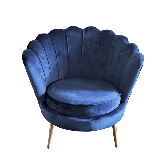 Noori Home Emma Navy Petal chair