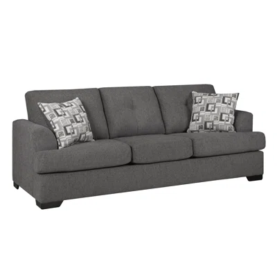 Porto 88" Recessed Arm Sofa with Reversible Cushions