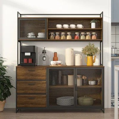 Nassima 59'' Wide 3 Drawer Sideboard