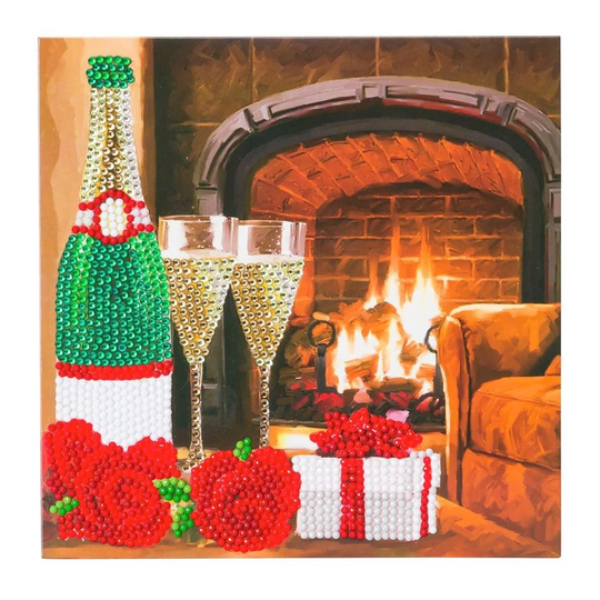Celebration, 18x18cm Crystal Art Card