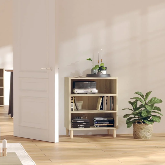 Sideboard Sonoma Oak 22.4"x13.8"x27.6" Chipboard