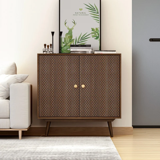 Tiramisubest MDF Storage Cabinet with Door and Shelf
