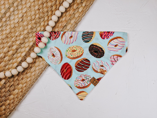 Donut Shop Pet Bandana | Dog Food Summer Bandanas Accessories Spring Sprinkle