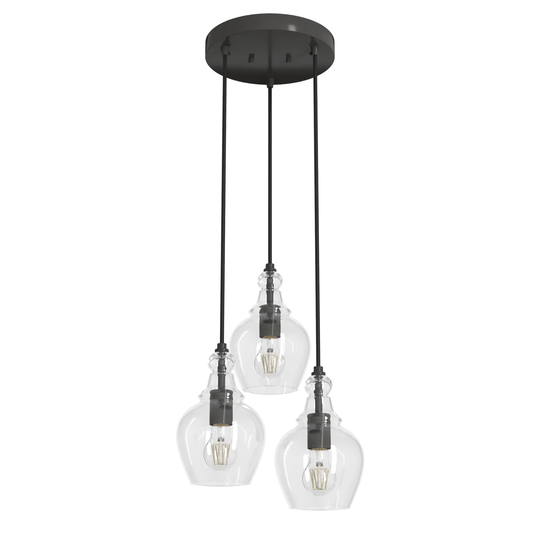 Hunter Maple Park Round Cluster Ceiling Light