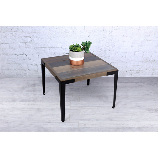 ArtMaison Canada Multicolored Wood End Table