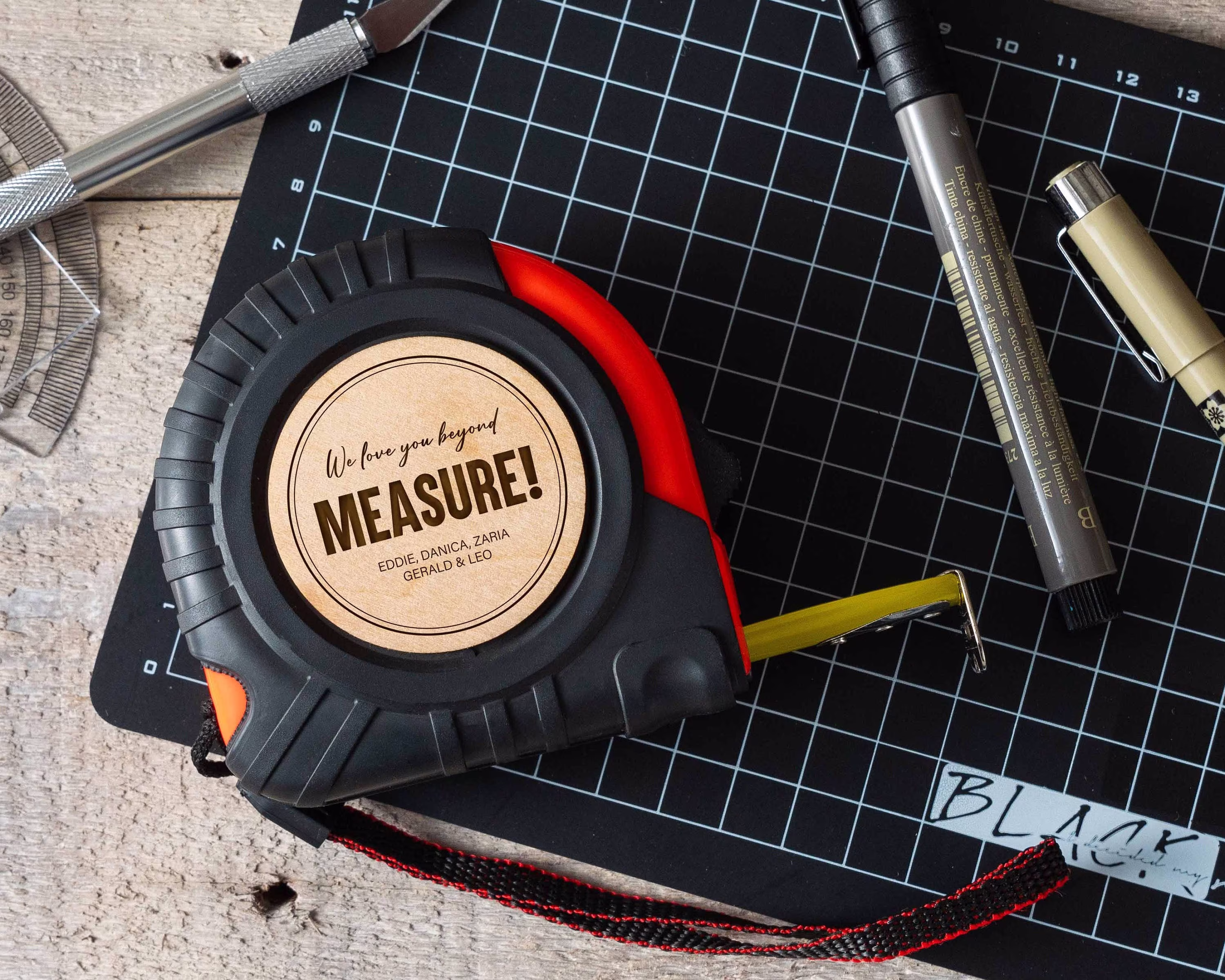 Gifts For Dad Husband | No One Measures Up Tape Measure Personalized Custom Engraved Valentines Day Gift Men Grandpa