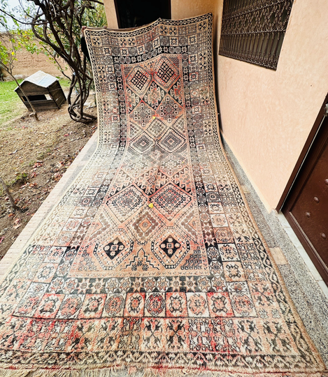 Moroccan Flatweave Rug, Colorful Handmade Runner Floor Sofa, Area Kilim Chechered Shag Large Moroccan Rug