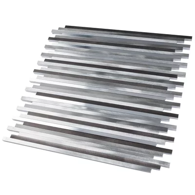 Staight 0.3" x 12" Metal Linear Mosaic Wall Tile
