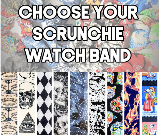 Choose Your Custom Scrunchie Elastic Watch Band For Apple Watch-38mm 40mm 42mm 44mm; All Series | Models 1 - 8 & Se