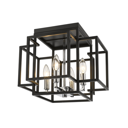 Titania 4 Light Flush Mount